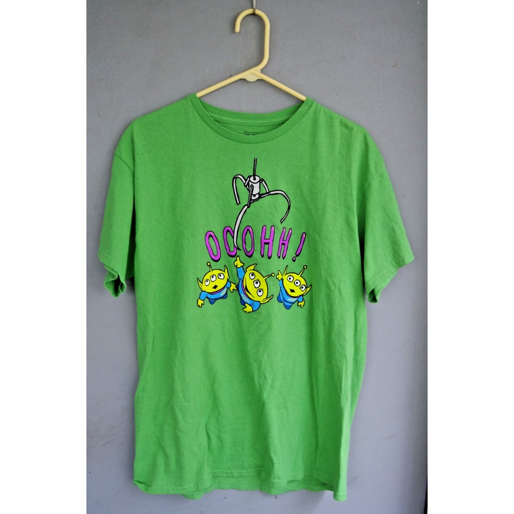 Disney Pixar Men's Toy Story Claw Machine Aliens‎ Tee EUC